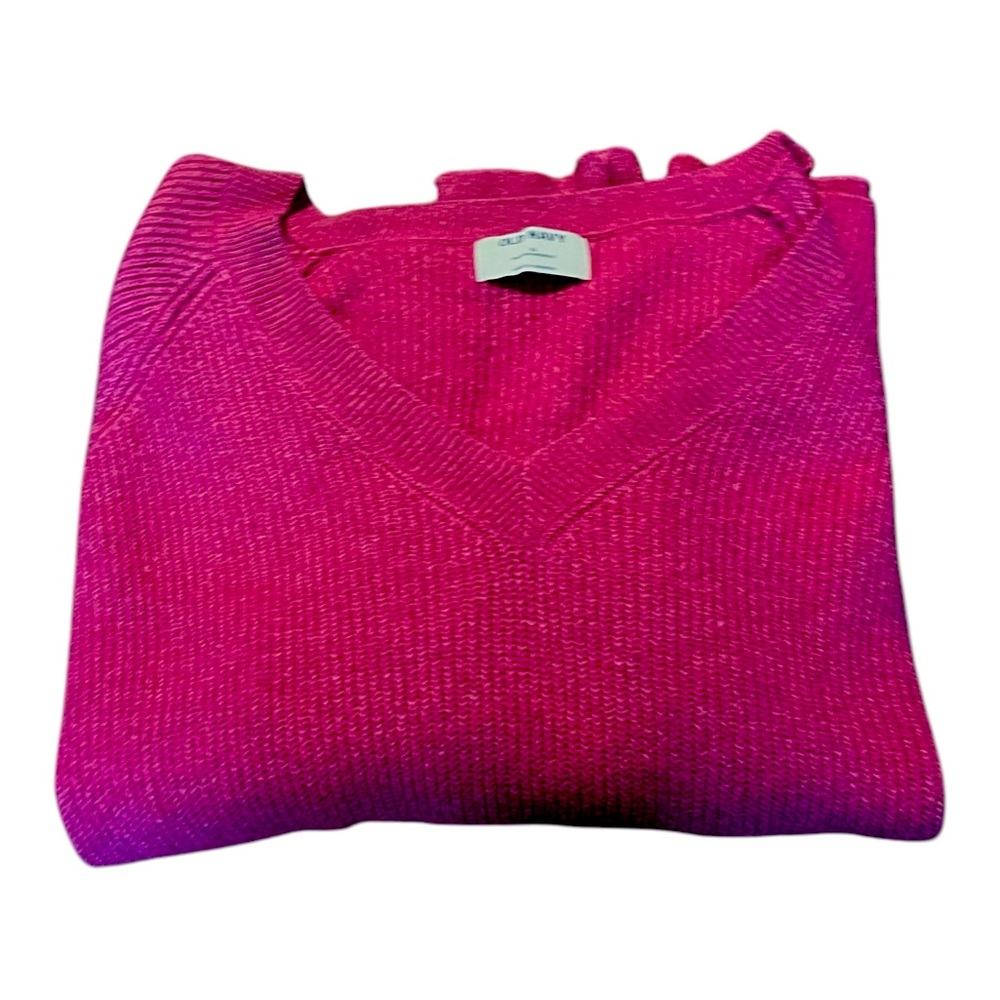 Fuchsia Old Navy V-neck sweater size XL